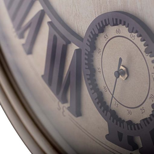 ساعت دیواری چوبی لوتوس مدل ATLANTA کد W-151 رنگ CR