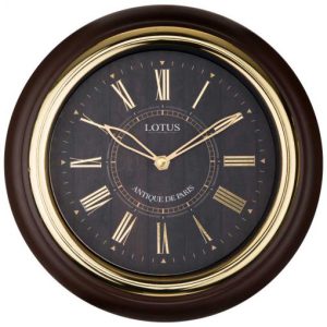 ساعت دیواری فلزی لوتوس مدل AUSTIN کد M-4006