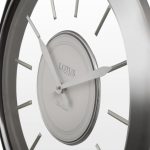 ساعت دیواری فلزی لوتوس مدل SANDRA- MG-6069 رنگ SILVER