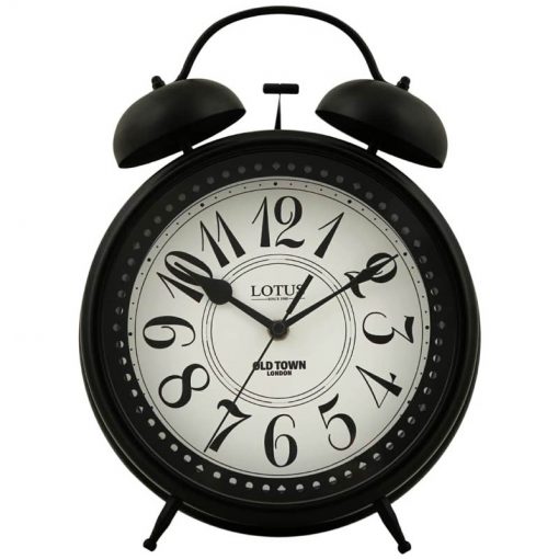 ساعت فلزی رومیزی مدل BELMONT-B700 رنگ (MATTE BLACK) لوتوس