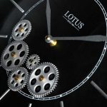 ساعت دیواری چرخ دنده ای لوتوس مدل TOPSFIELD-GC-300301رنگ SILVER