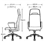 صندلی اداری مدیریتی پیلو گلدسیت – مدل MP 2060