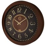 ساعت دیواری چوبی لوتوس مدل KINGSTON کد W-9819