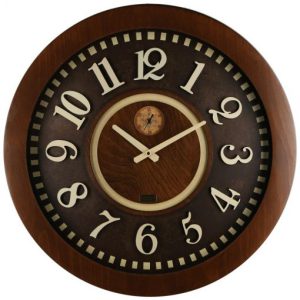 ساعت دیواری چوبی مدل KINGSTON کد W-9819
