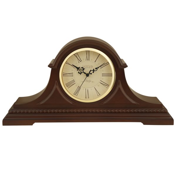 ساعت رومیزی چوبی لوتوس مدل DANON کد T-5508 رنگ BROWN