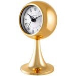 ساعت رومیزی فلزی مدل SAN GABRIEL کد TC-805 رنگ GOLD
