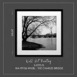 تابلو مدرن پل چارلز (THE CHARLES BRIDGE) کد WA-99106 WH-BL