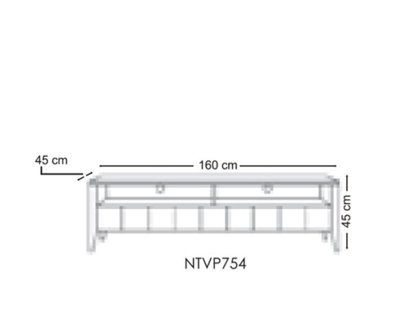 میز تلویزیون نیلپر مدل لادیز Ladiz TVP 754