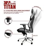 صندلی گیمینگ ویهان Titan-1 روکش تمام چرم ساده