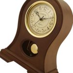 ساعت رومیزی چوبی لوتوس مدل DEMI کد T-5510 رنگ BROWN