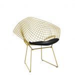 صندلی فلزی مونیکا استیل هامون Monica MO63-G-با پوشش طلایی