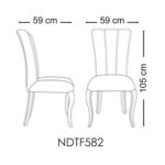 صندلی غذاخوری نیلپر مدل آندرسا Andersa مدل DTF 582