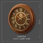 ساعت دیواری چوبی لوتوس مدل JASPER کد W-583
