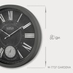 ساعت دیواری چوبی لوتوس مدل GARDENA کد W-7737