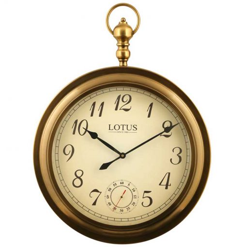 ساعت دیواری فلزی لوتوس مدل JOLIET – M-4031 رنگ ANTIQUE