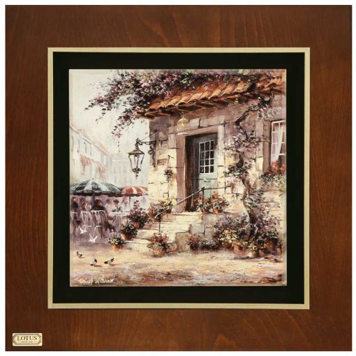 تابلو نقاشی لوتوس مدل حومه زیبا-BEAUTIFUL COUNTRY SIDE-کد FWB-60X60-G