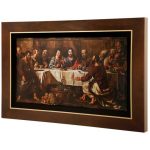 تابلو شام آخر حضرت مسیح(The Last Supper) کد FWB-120X80-F2 لوتوس