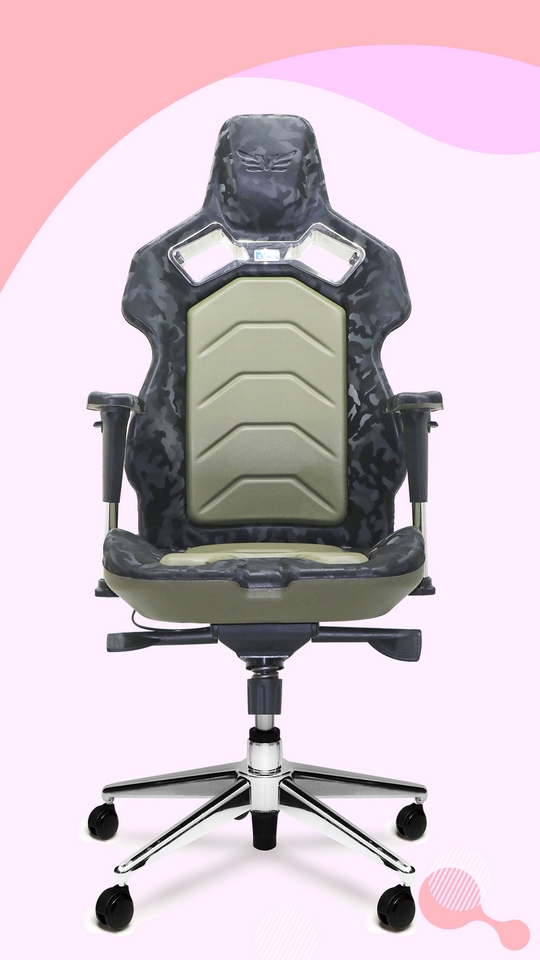 صندلی گیمینگ ویهان Titan-1- روکش ترکیبی چرم نیمه چیریک و چرم ساده