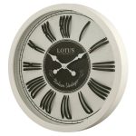 ساعت دیواری چوبی لوتوس مدل LOWELL کد W-7732