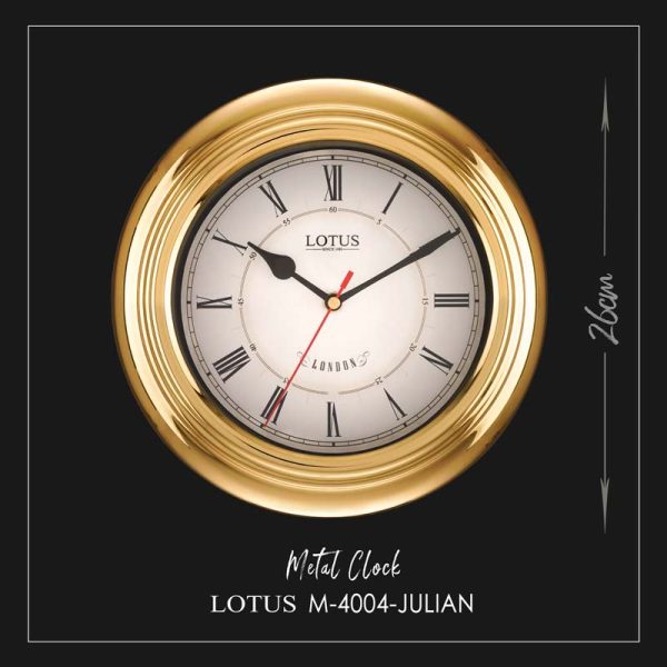 ساعت دیواری فلزی مدل JULIAN کد M-4004