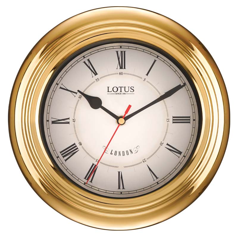 ساعت دیواری فلزی لوتوس مدل JULIAN کد M-4004