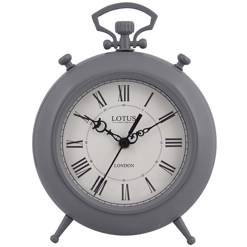 ساعت فلزی رومیزی SAN LUIS کد BS-500 رنگ COOL GRAY