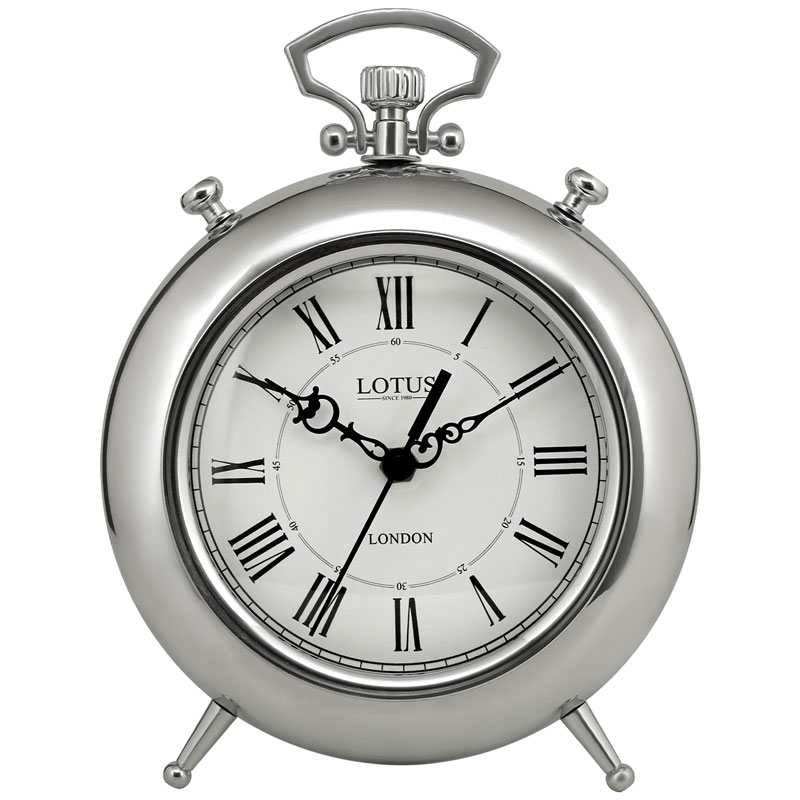 ساعت فلزی رومیزی SAN LUIS کد BS-500 رنگ SILVER