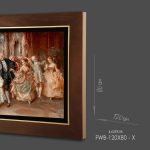 تابلو نقاشی لوتوس مدل رقص جمعی-PEOPLE DANCE-کد FWB-120X80-X