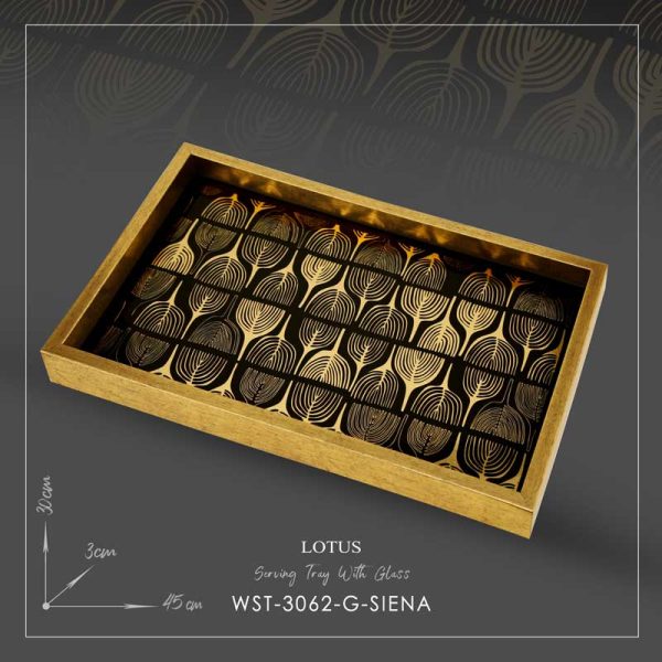 سینی لوتوس مدل SIENA کد WST-3062 رنگ GOLD