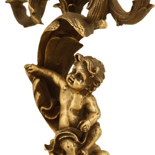 مجسمه فرشته شمعدان لوتوس مدل ANGELO کد PH-70013-SET