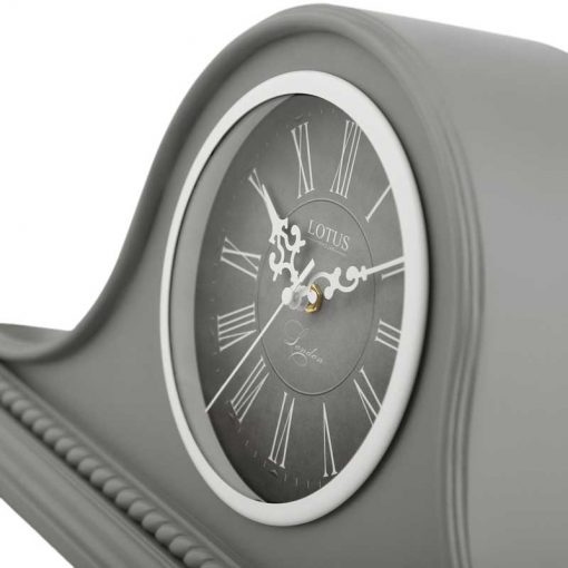 ساعت رومیزی چوبی لوتوس مدل DANON کد T-5509 رنگ GRAY