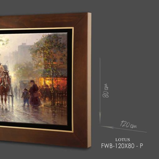 تابلو نقاشی لوتوس مدل هدیه -THE GIFT- کد FWB-120X80-P
