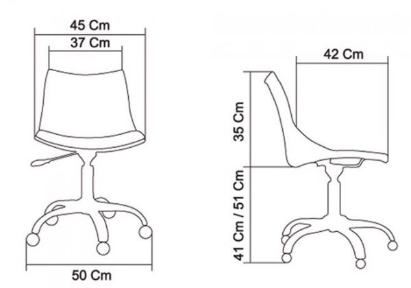صندلی اپراتوری نظری مدل شل-Shell-P840