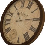 ساعت دیواری چوبی لوتوس مدل BRIER کد W-8838