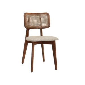 صندلی تشکدار پشت حصیری نظری مدل موکا-Moka II-P954