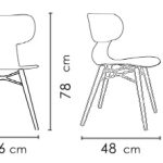 صندلی رستورانی نظری مدل یوگو -Yugo-N415WR