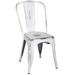 صندلی بدون دسته فلزی نظری مدل تولیکس-Tolix-N501