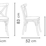 صندلی بدون دسته نظری مدل تونت-Tonet-N604W