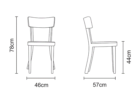 صندلی بدون دسته نظری مدل آتن-Athene P952