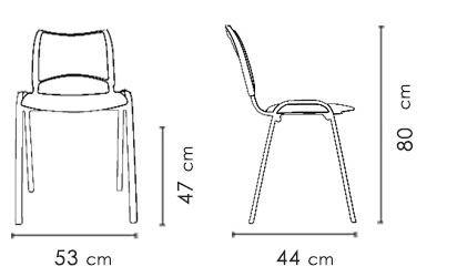 صندلی بدون دسته نظری مدل اسمارت-Smart-P821