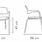 صندلی پشت توری نظری مدل کلیک-Click-P891A