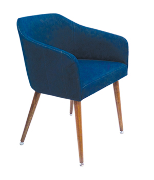 صندلی دسته دار پایه چوبی نظری مدل میلانو Milanoo-P927