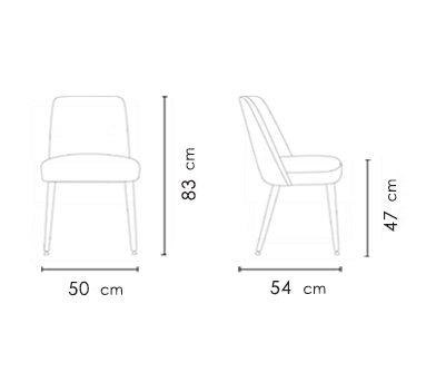 صندلی بدون دسته نظری مدل ورونا-Verona-P950