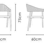 صندلی تک نفره نظری مدل کاپری3-Capri III Single Seat