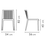 صندلی رستورانی نظری مدل کول -Cool-N495