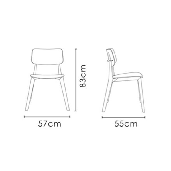 صندلی رستورانی نظری مدل کینگ -تشکدار-King-P617A