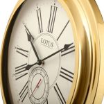 ساعت دیواری فلزی لوتوس مدل JOLIET کد M 4031 رنگgold