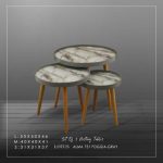 میز عسلی سه تکه ALMA مدل T-731-FOGGIA