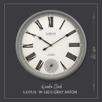 ساعت چوبی لوتوس مدل ANTON کد W-160 رنگ NEW GRAY
