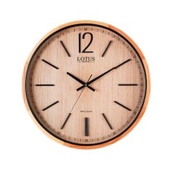 ساعت دیواری لوتوس WD-1213 رنگ WALNUT